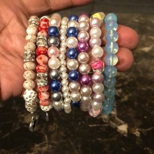 8 bracelets for sale /made by my niece SELIAH ACCESSORIES